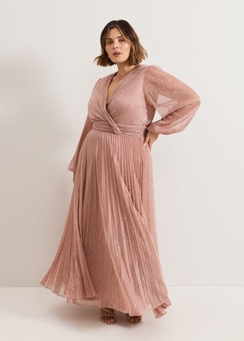 Phase Eight Harper Pale Dress Pink Canada | NBHJAK-326